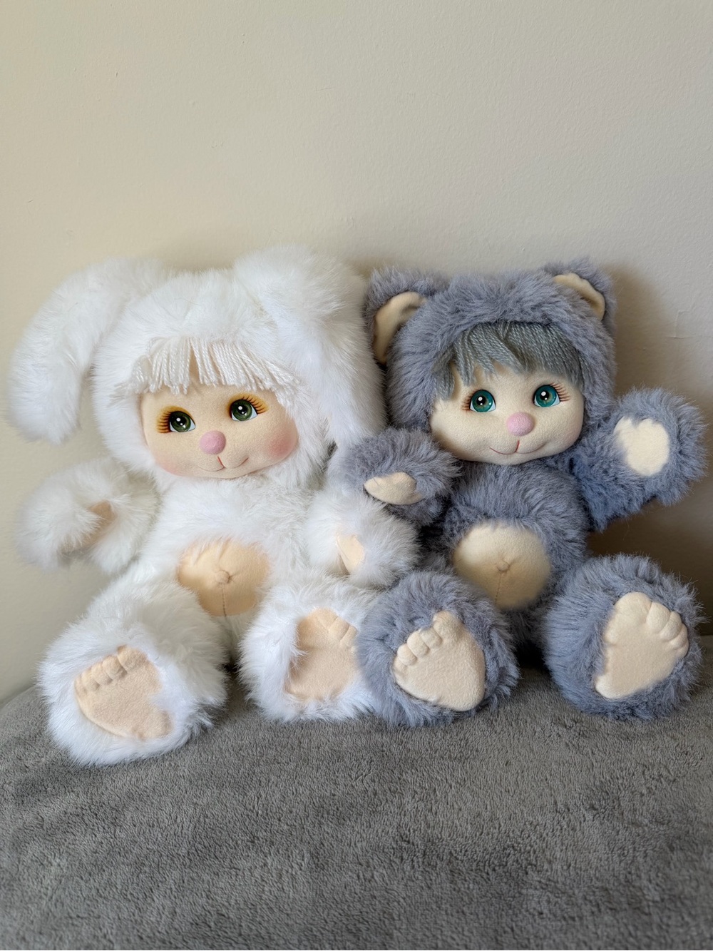 2 my child pet dolls bunny and bear